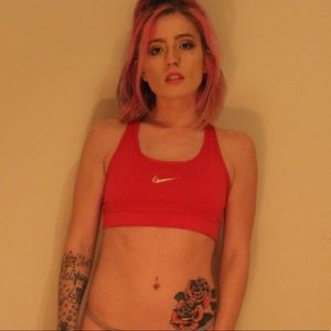 Pink Nike Sports Bra